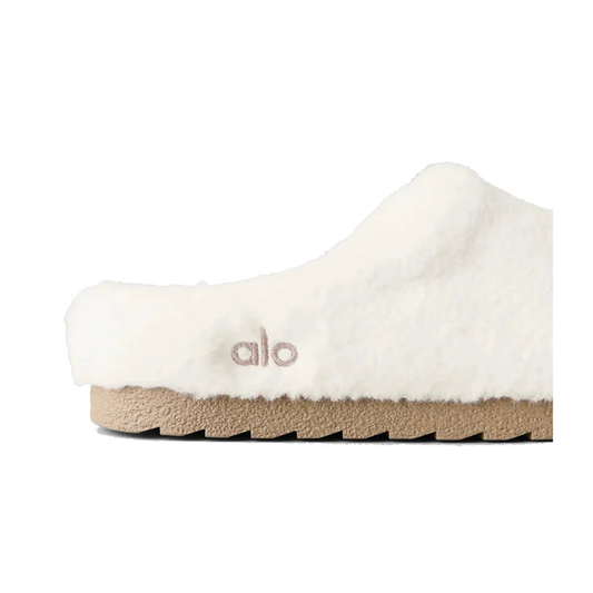 Alo Slipper Sherpa Recovery 'Ivory'
