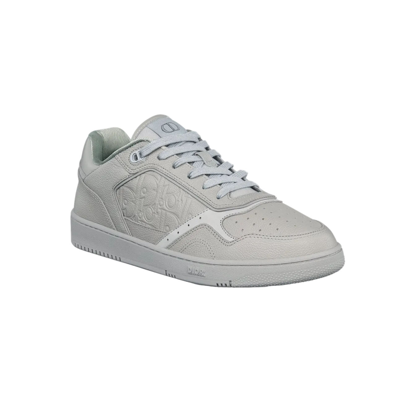 Dior B27 Uptown Low-Top Sneaker Gray Grained Calfskin and Gray Dior Gravity Leather