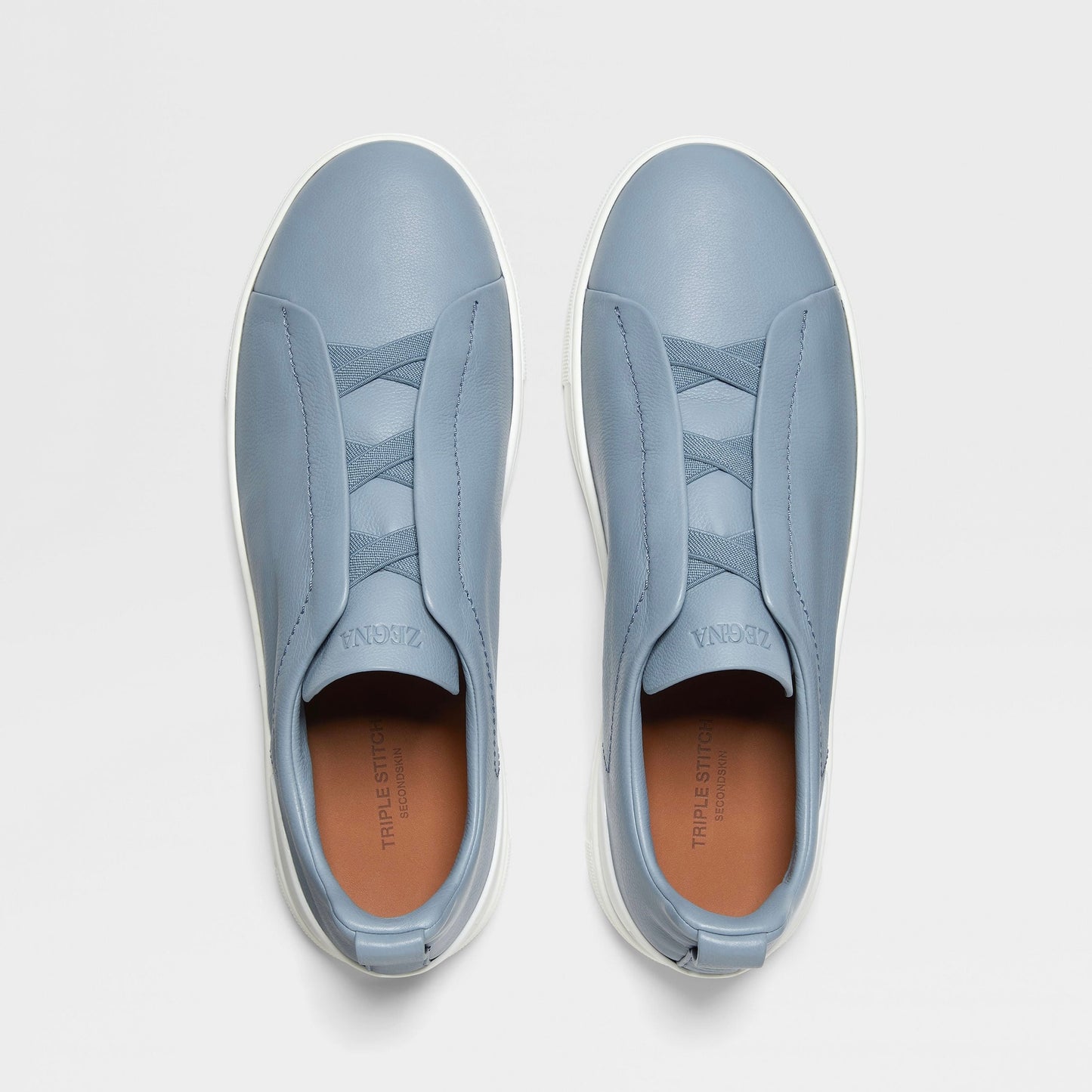 LIGHT BLUE TRIPLE STITCH™ SECONDSKIN SNEAKERS Light Blue