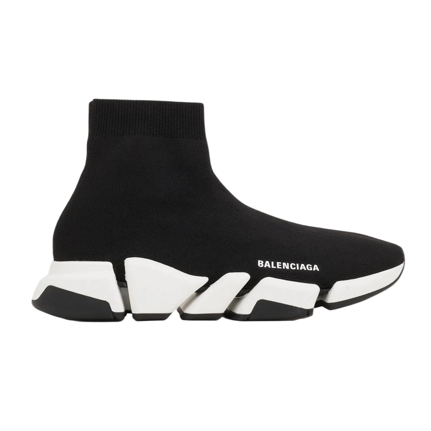 Balenciaga Speed 2 Trainer Knit 'Black White'