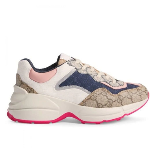 GUCCI MULTICOLOR GG RHYTON SNEAKERS