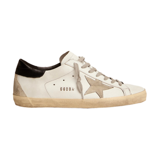 Golden Goose Super-Star with black heel tab and metal stud lettering(Men's)