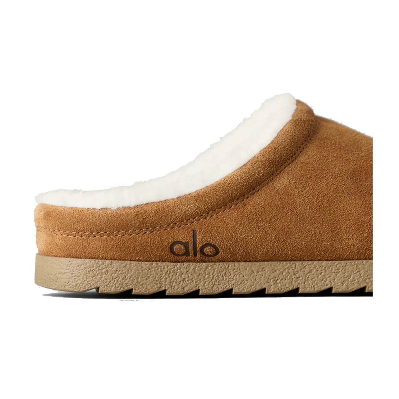 Alo Slipper Sherpa Recovery 'Saddle/Ivory'