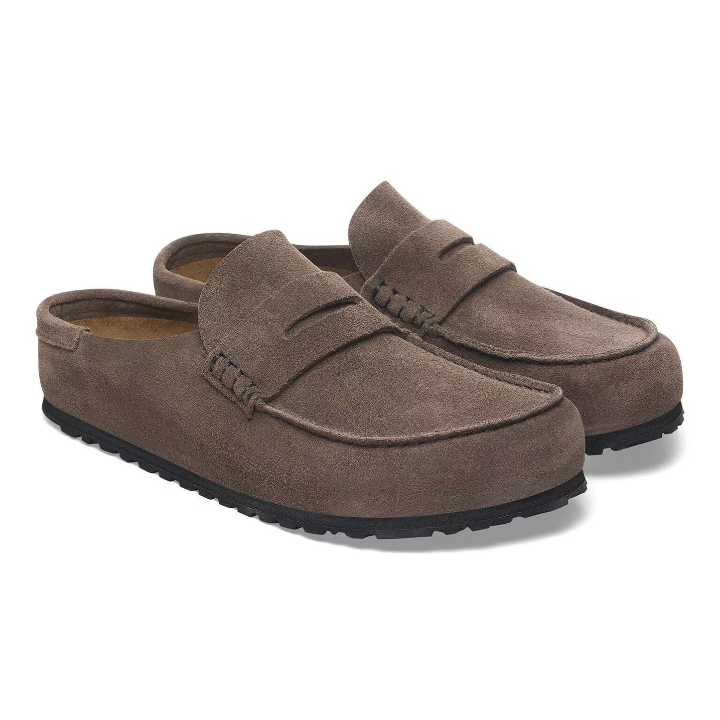 Birkenstock Naples Wrapped Concrete Gray