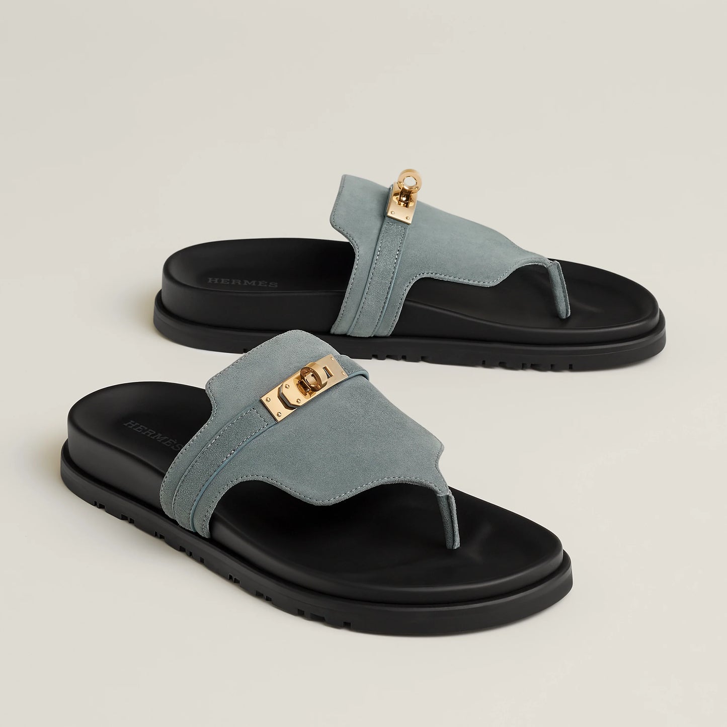 Hermès Empire sandal 'Vert Cèdre'