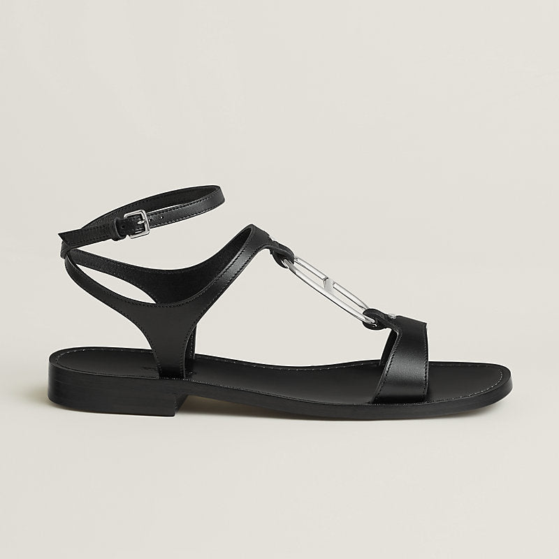 Hermès Marinella sandal 'Noir'