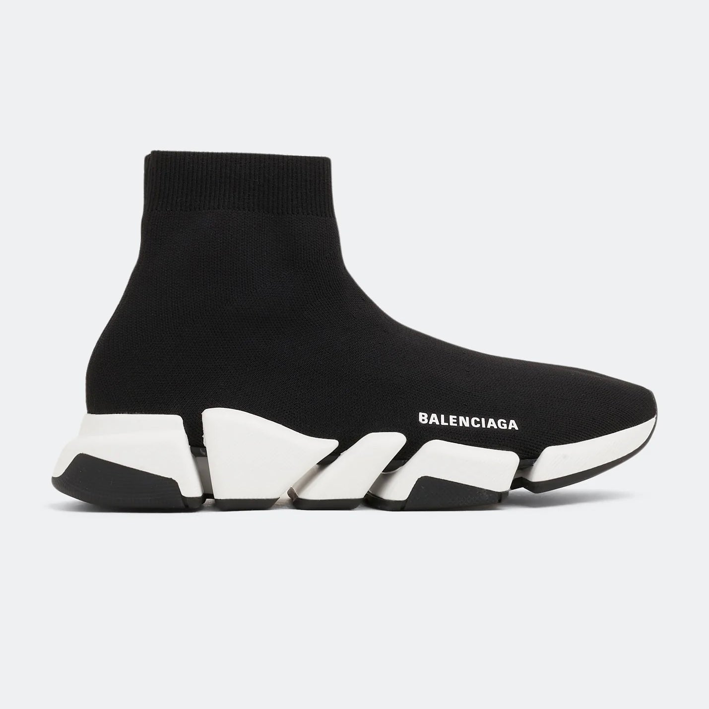 Balenciaga Speed 2 Trainer Knit 'Black White'