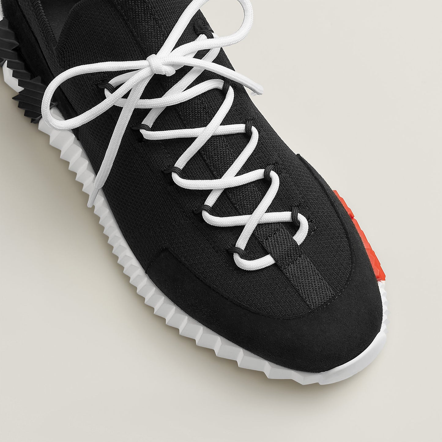 Hermès Lift slip-on sneaker 'Noir / Blanc'