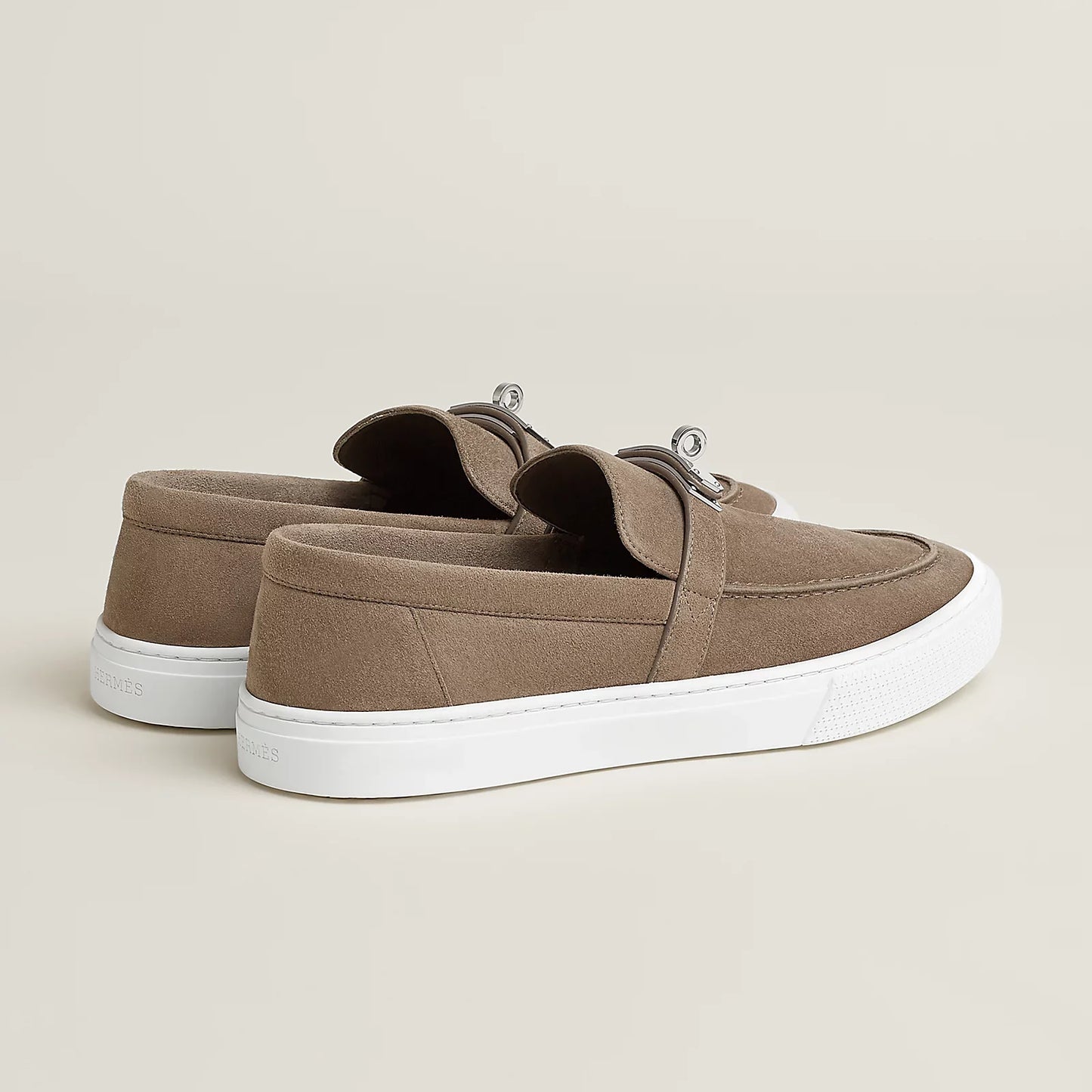 Hermès Game slip-on sneaker 'Étoupe'