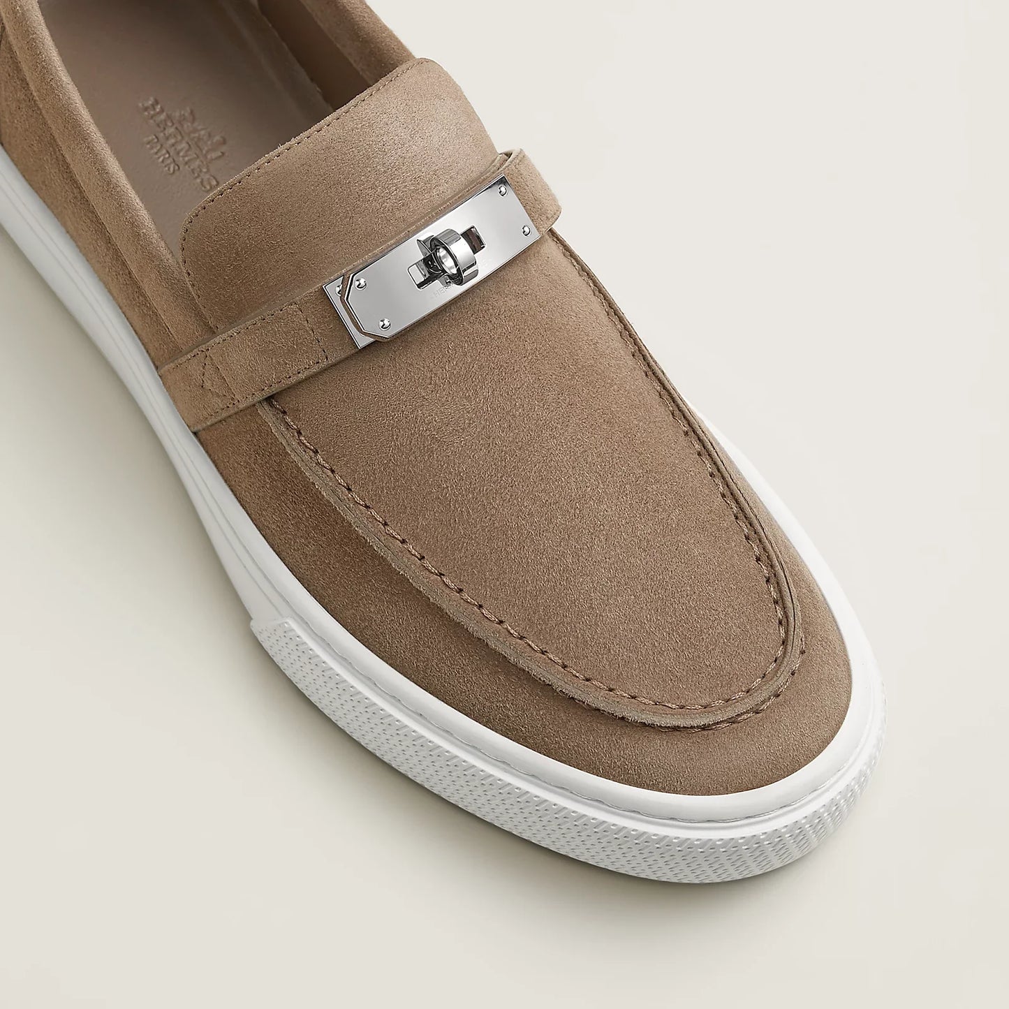 Hermès Game slip-on sneaker 'Étoupe'