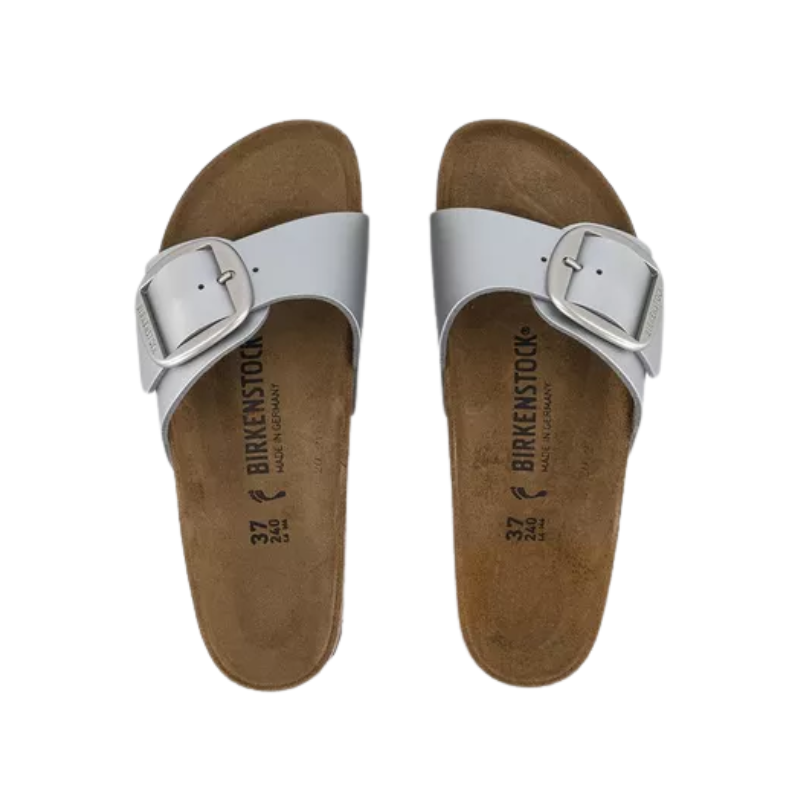 Birkenstock Madrid Big Buckle 'Silver Metallic'