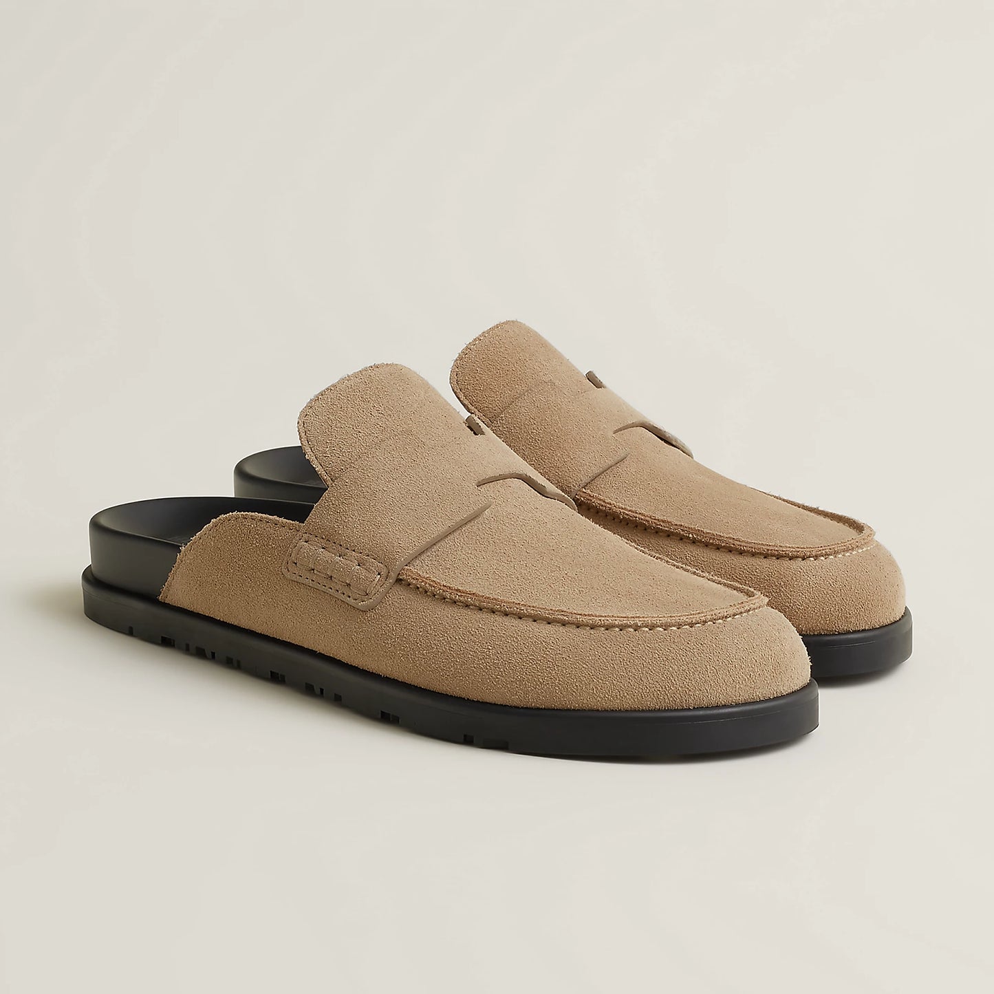 Hermès Go mule 'Beige Camel'