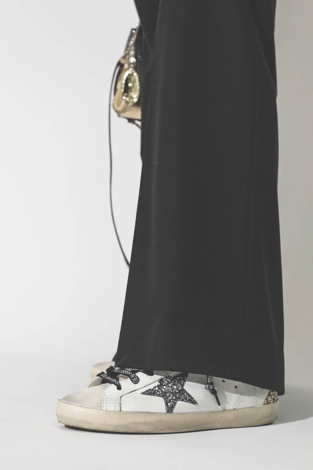 Golden Goose Superstar Optic White Seedpearl Glitter (Women's)