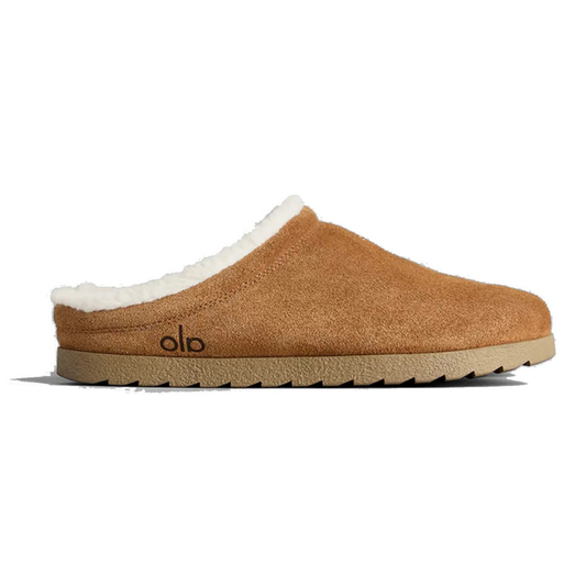 Alo Slipper Sherpa Recovery 'Saddle/Ivory'