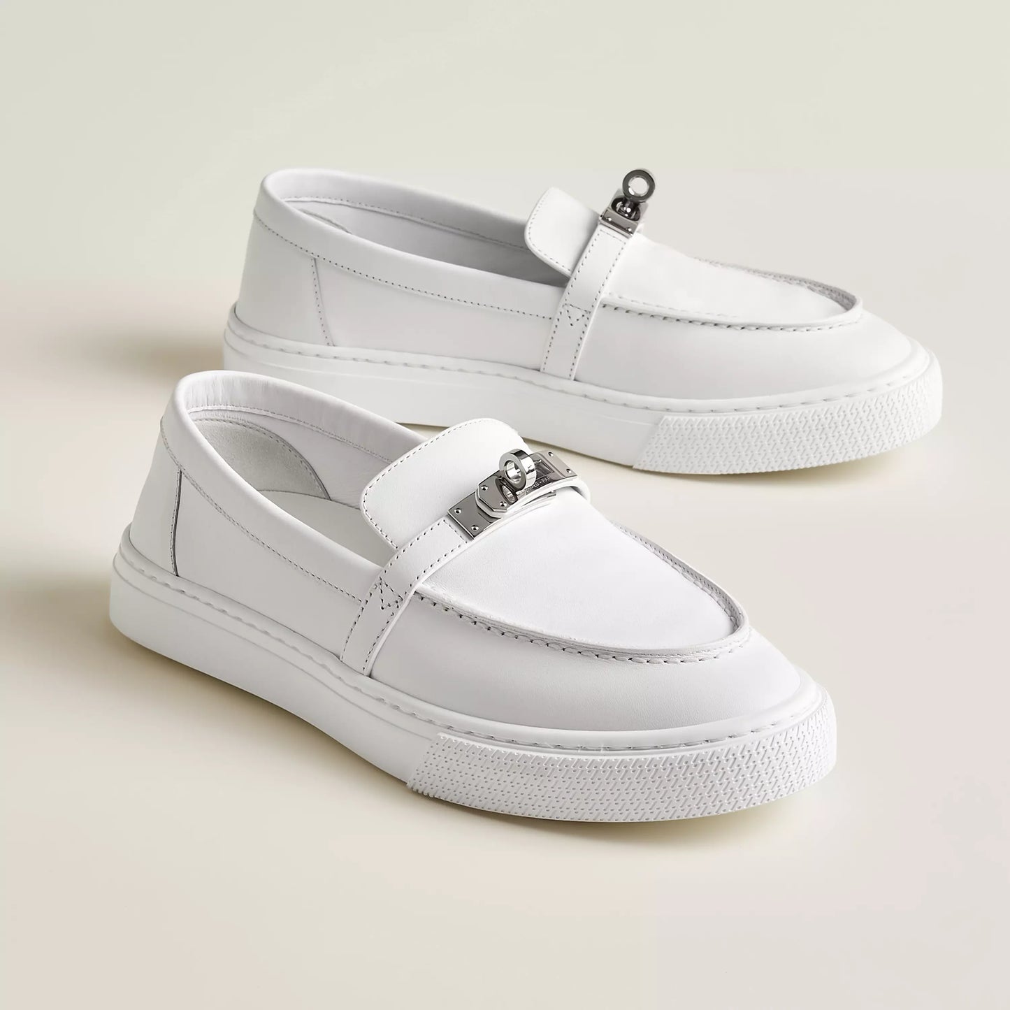Hermès Game slip-on sneaker 'Blanc'