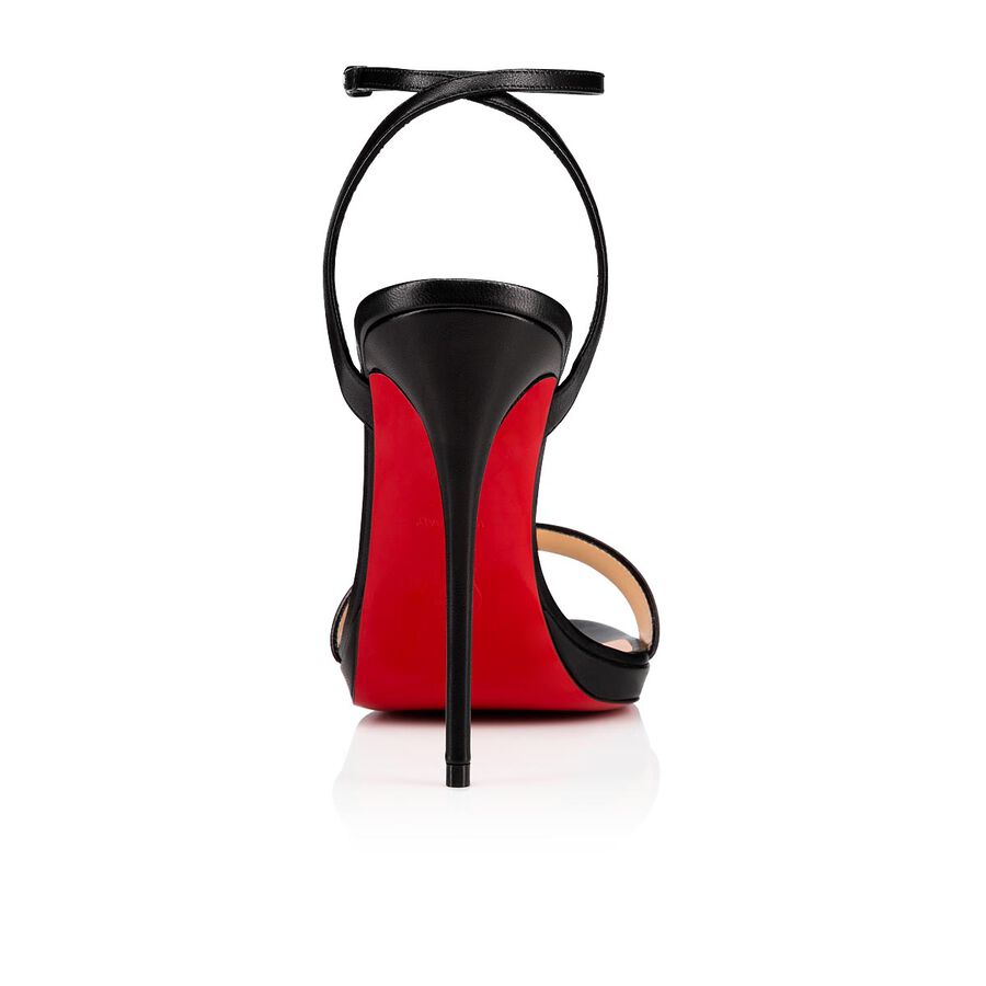 Christian Louboutin Loubi Queen Black Heels