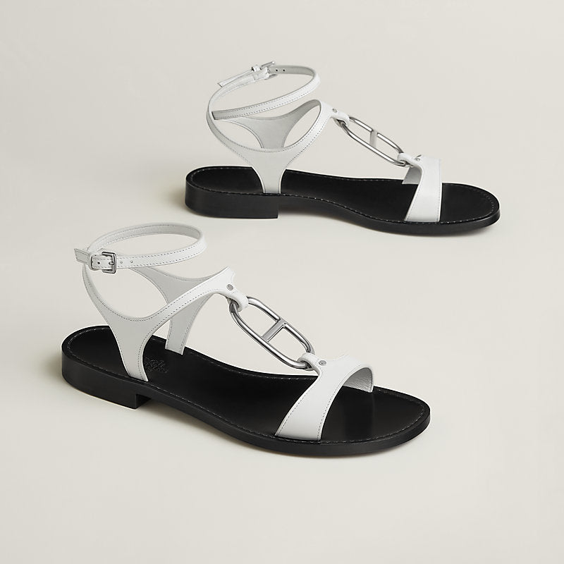 Hermès Marinella sandal 'Blanc'